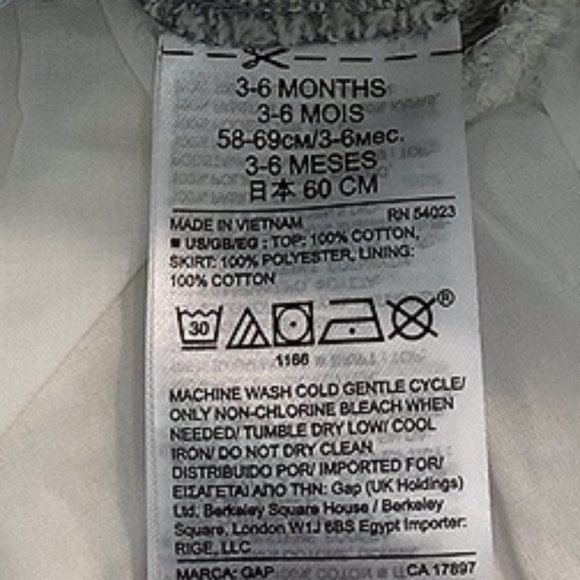 Baby Gap Tutu   Sweatshirt Dress: 3-6 Months - Picture 3 of 6